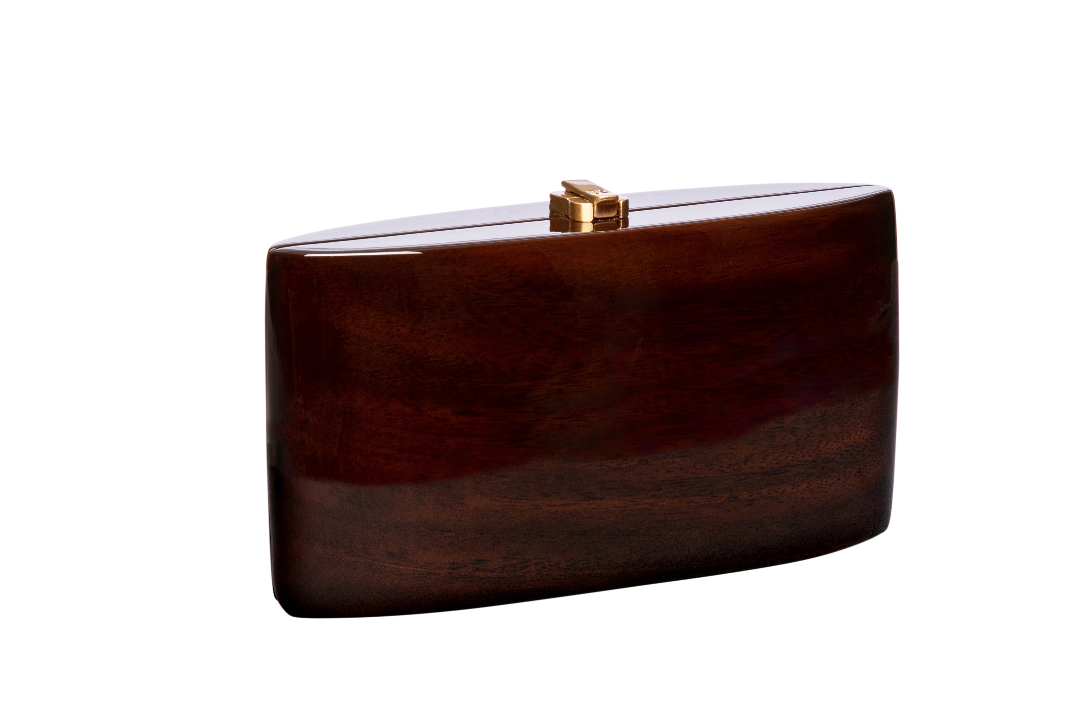 Wooden clutch shops wooden bag wooden clutch bag chocolate