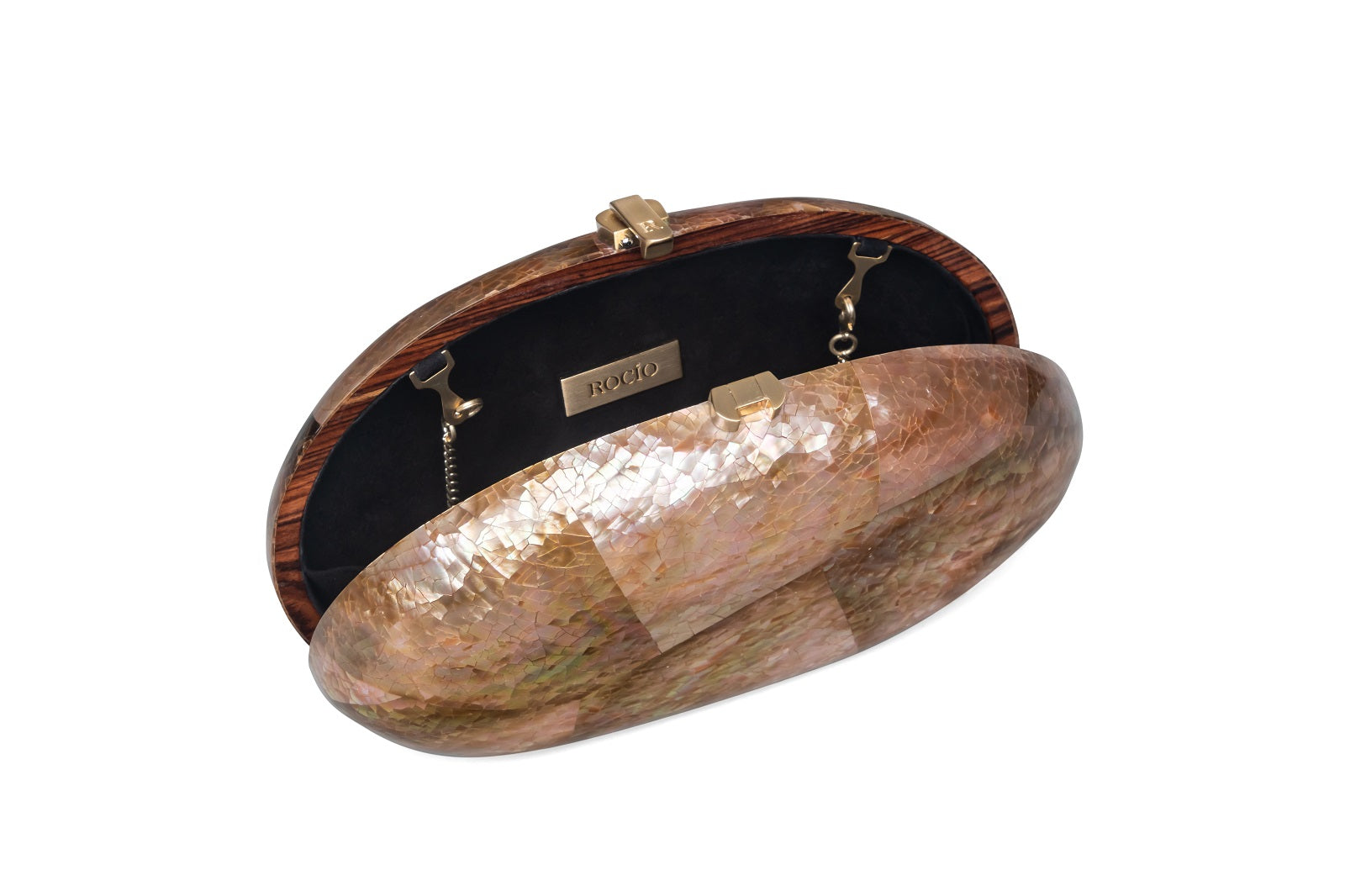 Oscar Clutch Gold Shell