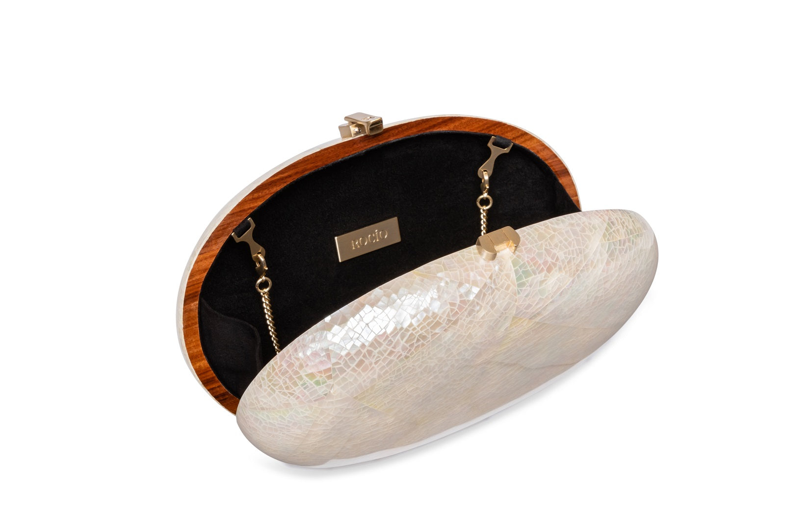 Oscar Clutch Mother of Pearl